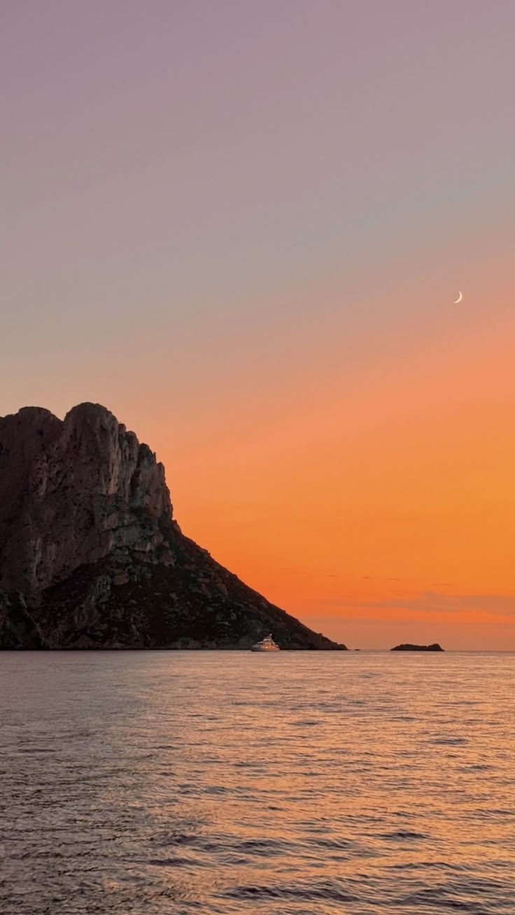 Ibiza coastline and Mediterranean Sea