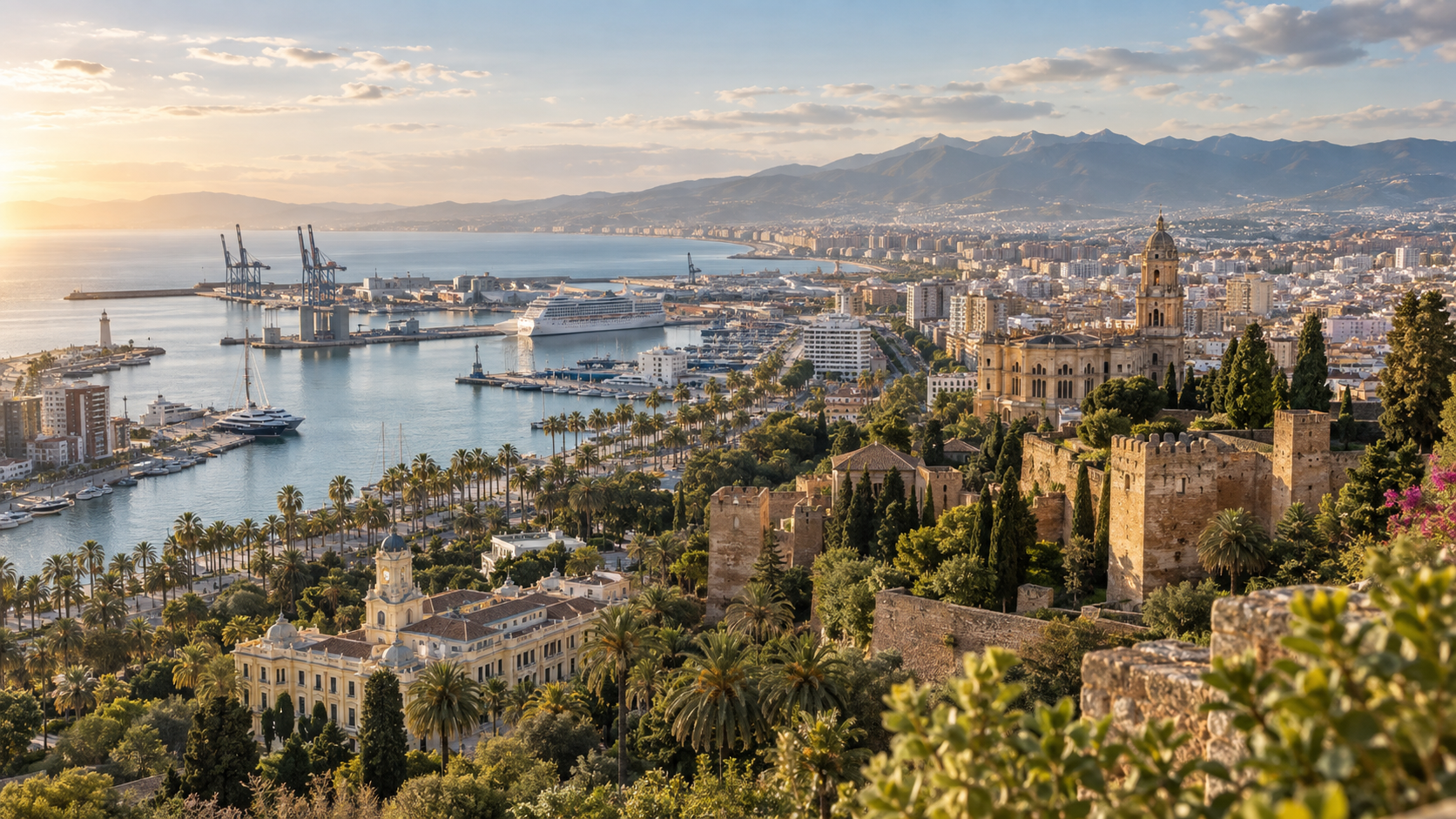 Málaga and the Costa del Sol in southern Spain